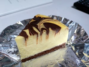 マーブルチーズケーキ