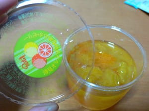 清見オレンジのなめらかゼリー