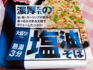 濃厚だれの塩油そば