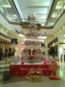 イオン大垣のクリスマスツリー