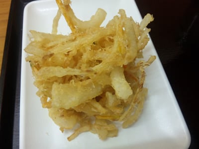 四代目横井製麺所のかき揚げ